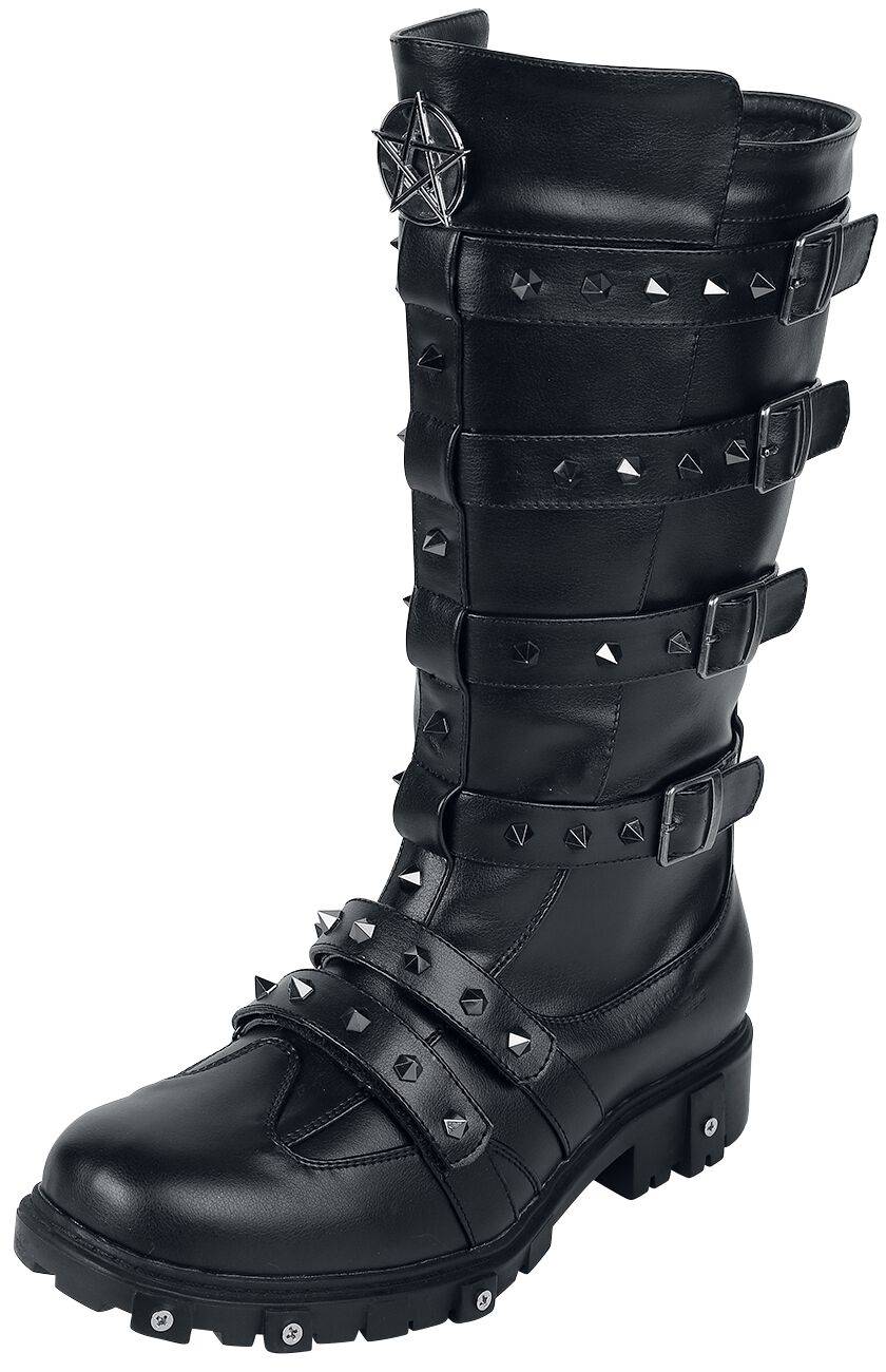 EMP Boot schwarz von Gothicana by EMP