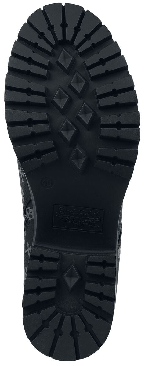 EMP Boot Schwarz Von Rock Rebel By EMP