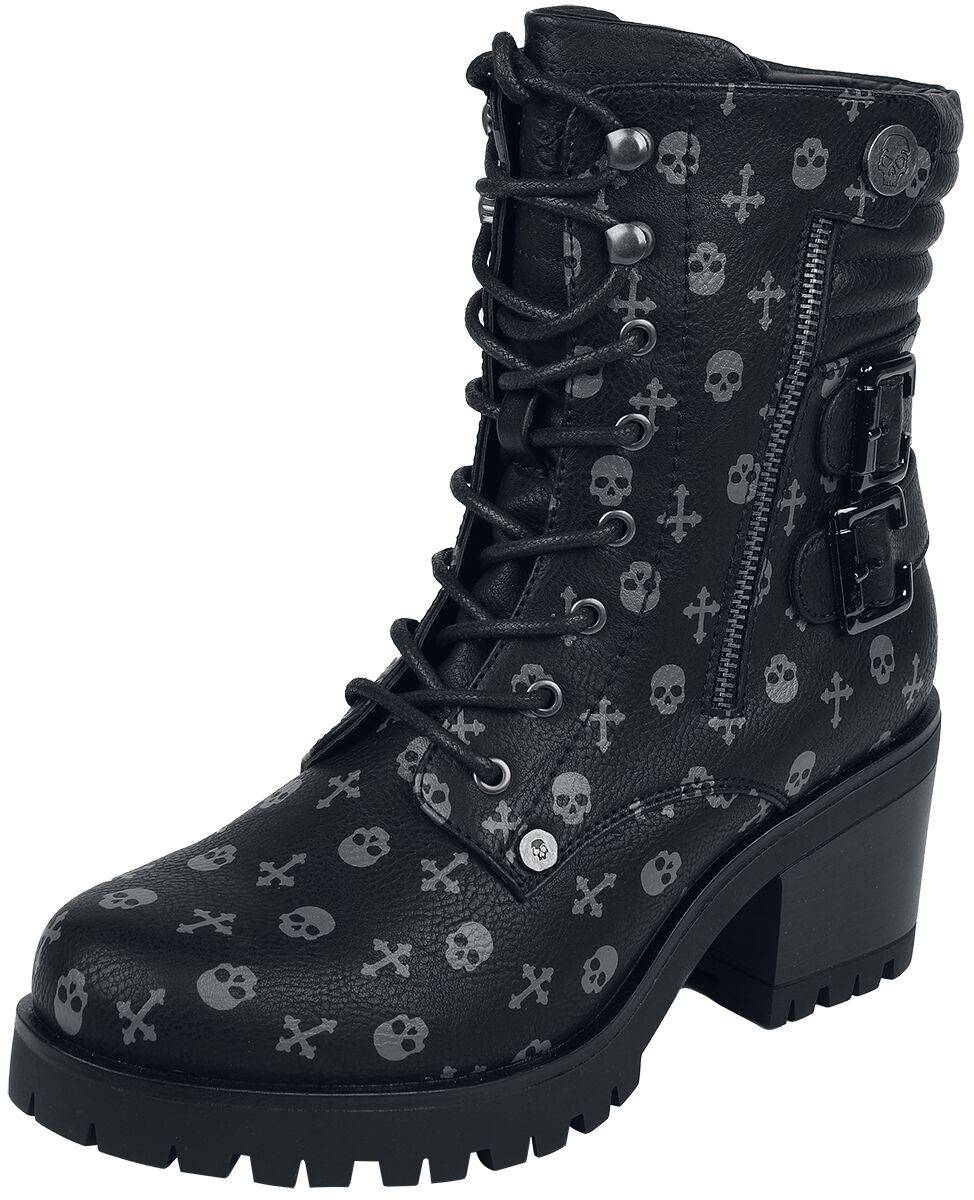 EMP Boot schwarz von Rock Rebel by EMP