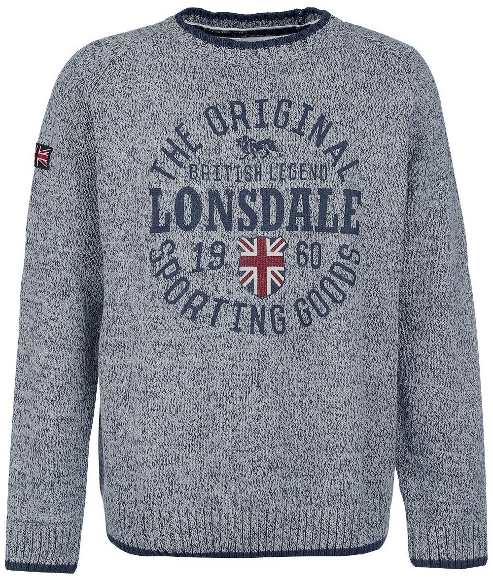 EMP "Borden" Sweatshirt grau von Lonsdale London