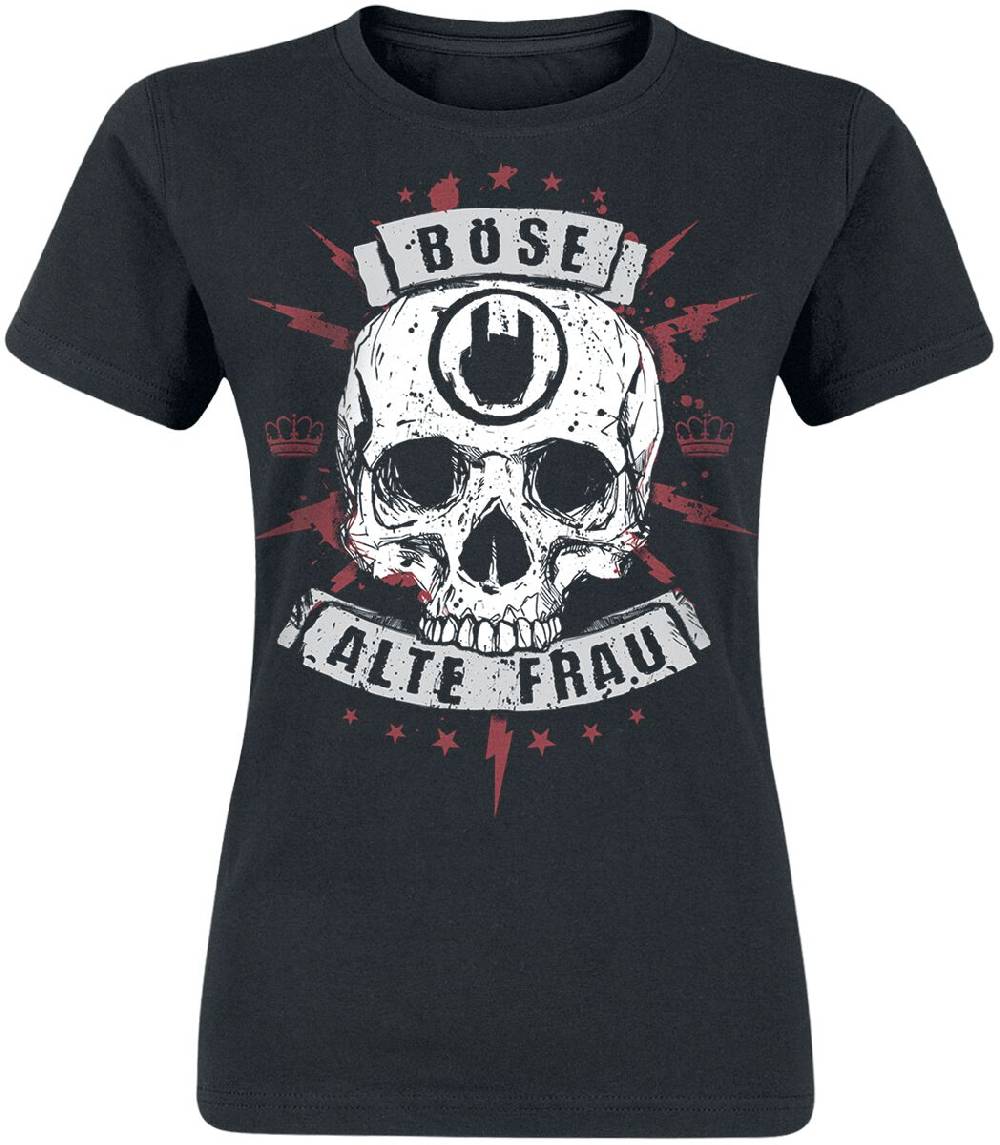 EMP "Böse alte Frau" T-Shirt schwarz von Sprüche