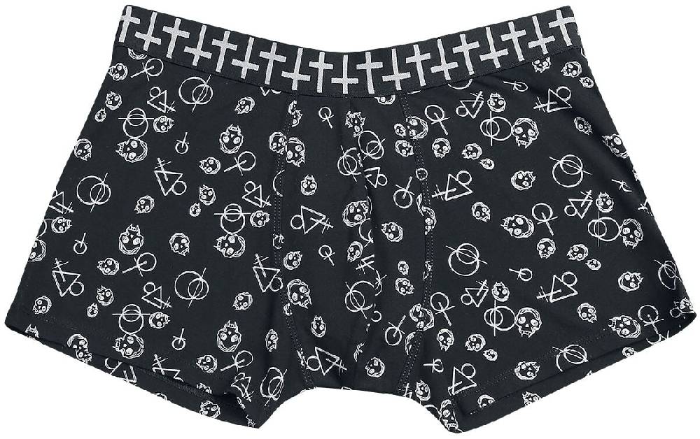 EMP Boxershort-Set Schwarz Von Gothicana By EMP