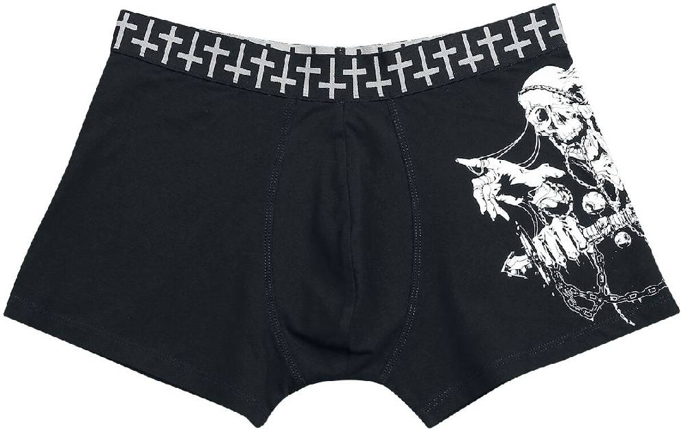 EMP Boxershort-Set Schwarz Von Gothicana By EMP