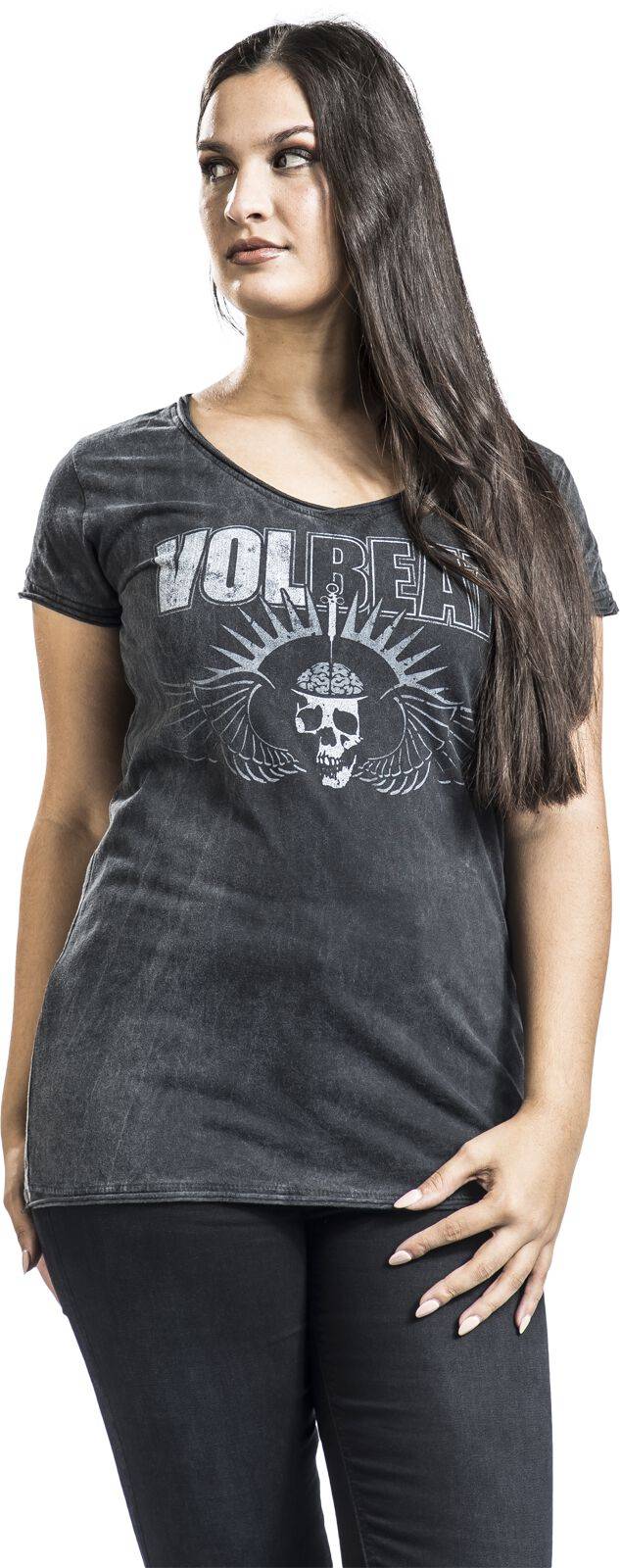 EMP "Brainskull" T-Shirt Anthrazit Von Volbeat