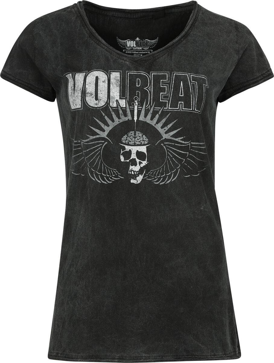 EMP "Brainskull" T-Shirt anthrazit von Volbeat