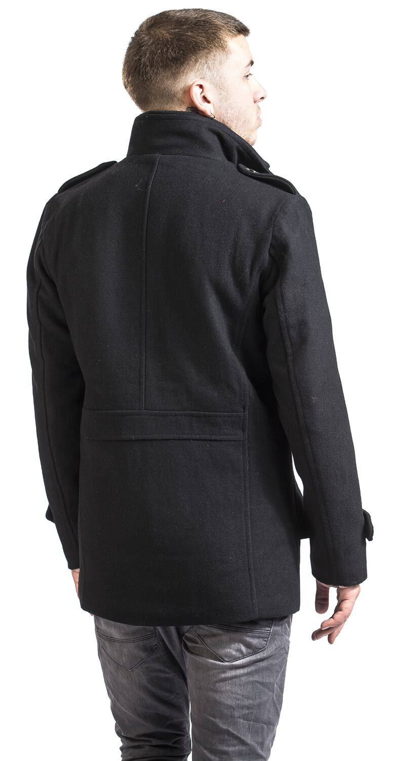 EMP "Brandon" Mantel Schwarz Von Indicode