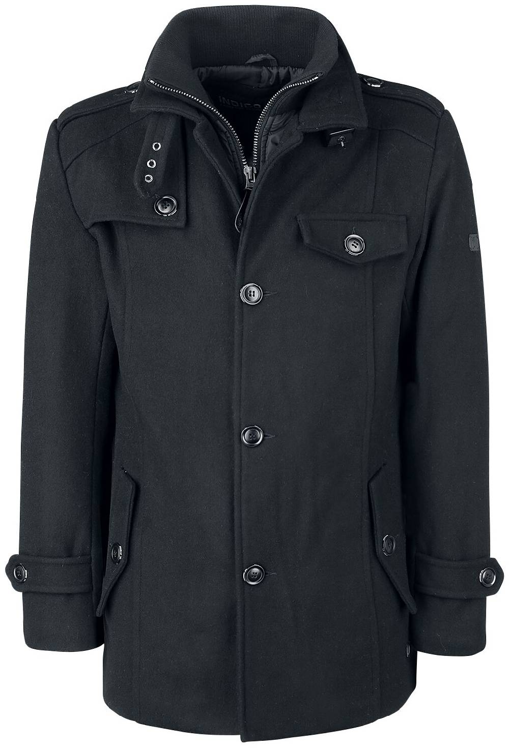EMP "Brandon" Mantel schwarz von Indicode