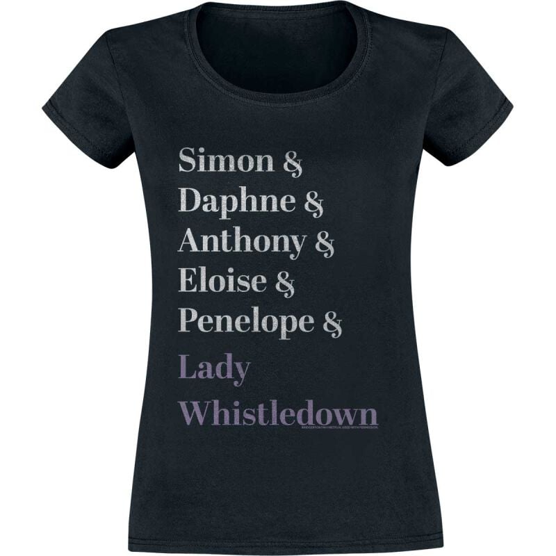 EMP "Bridgerton" T-Shirt schwarz von Bridgerton