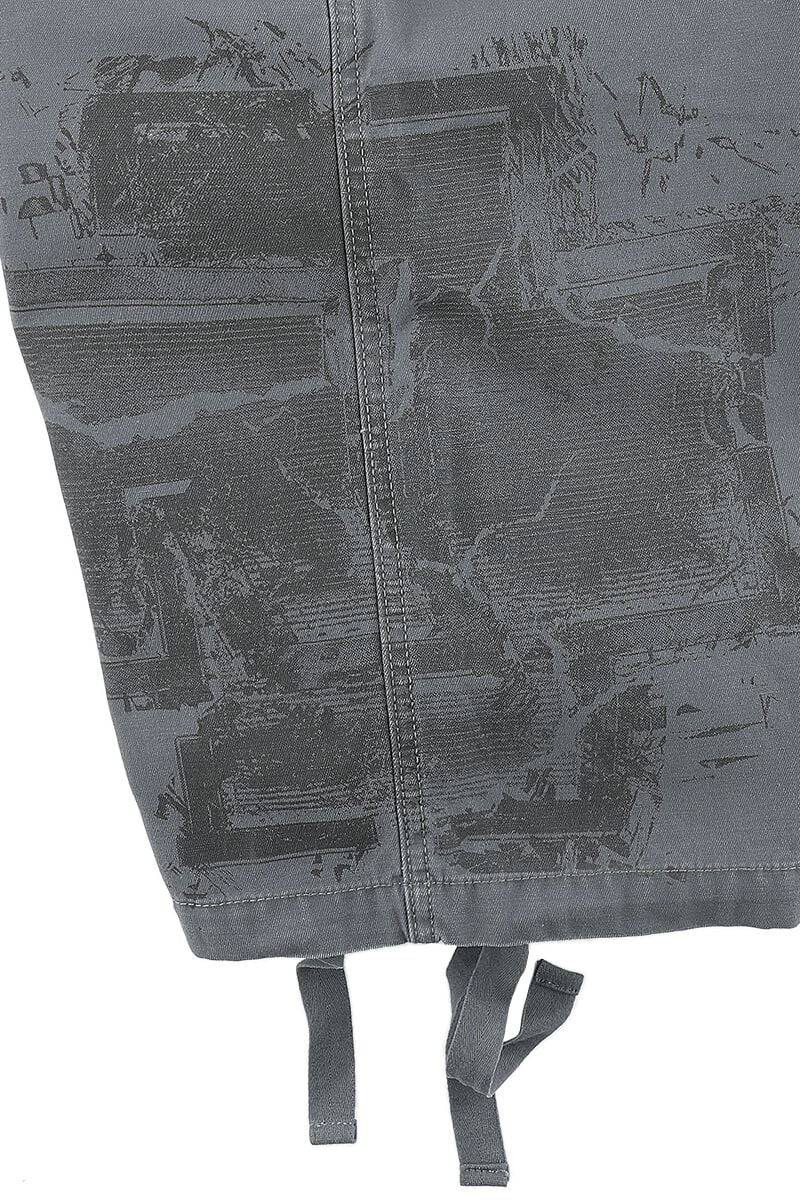 EMP "Broken Logo" Short Grau Von Rammstein