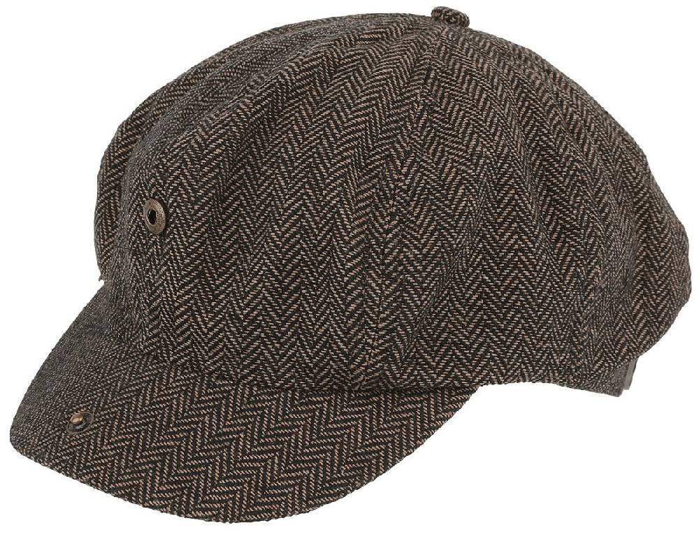 EMP "Brood Snap Cap" Mütze Braun Von Brixton