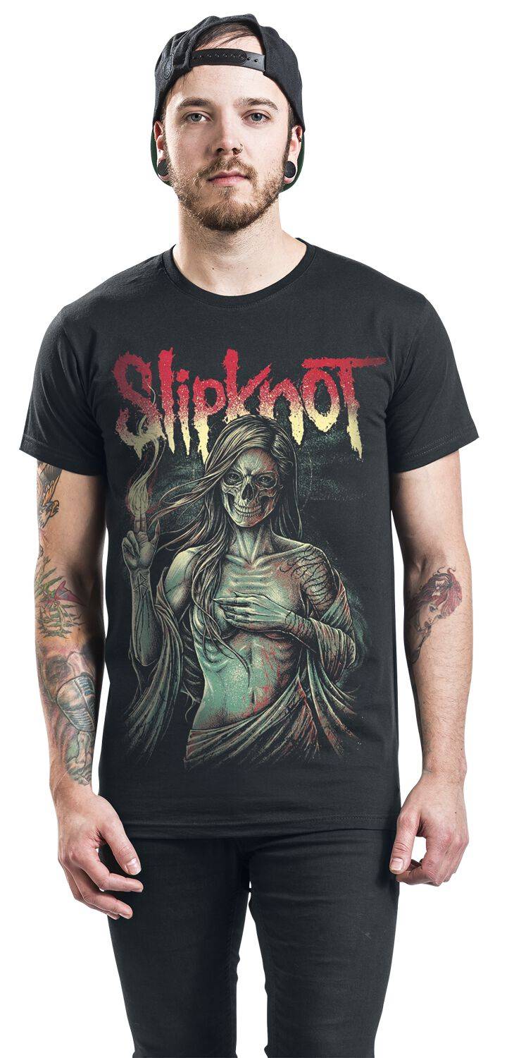 EMP "Burn Me Away" T-Shirt Schwarz Von Slipknot