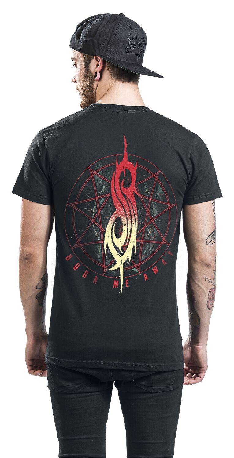 EMP "Burn Me Away" T-Shirt Schwarz Von Slipknot