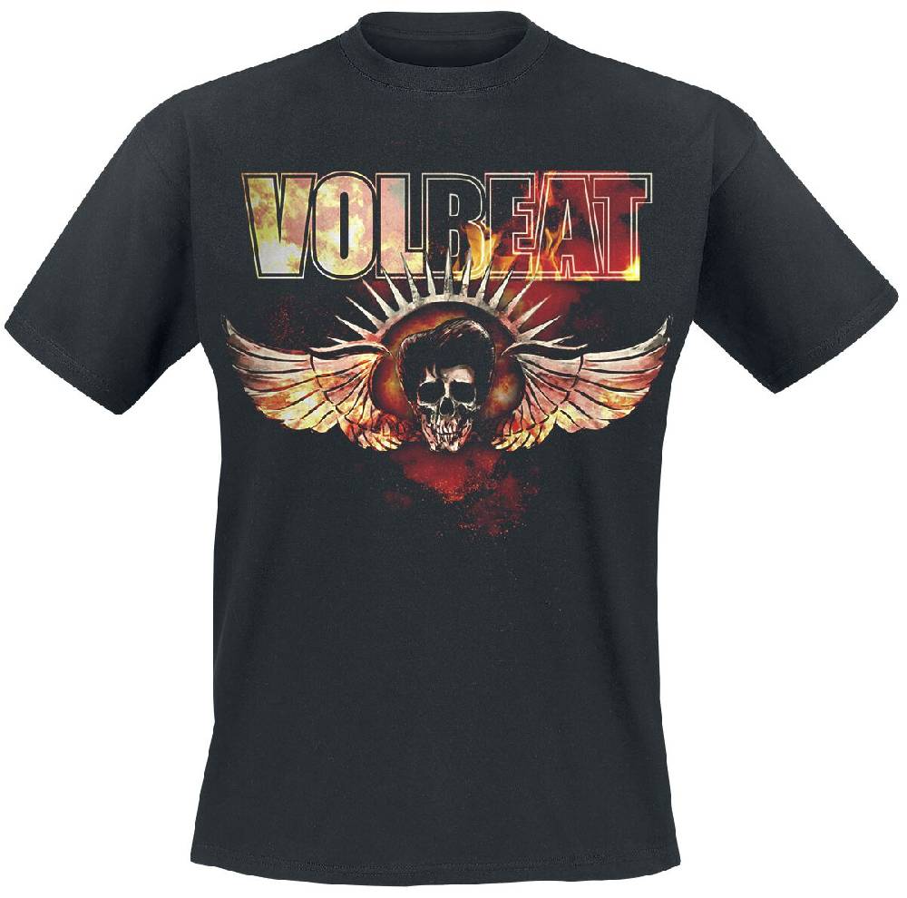 EMP "Burning Skullwing" T-Shirt schwarz von Volbeat