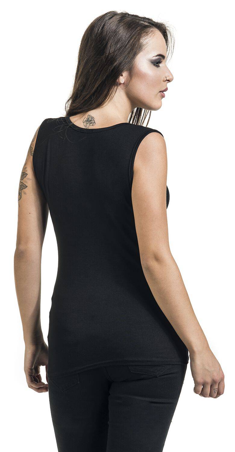 EMP "Burnt Rose" Top Schwarz Von Spiral