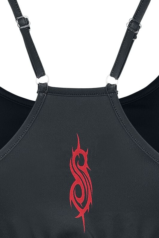 EMP Bustier Schwarz/rot Von Slipknot