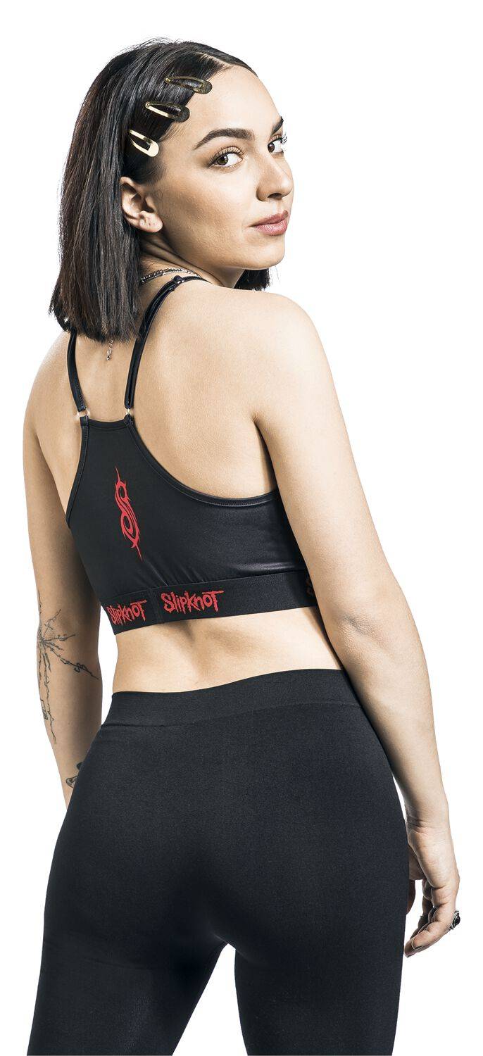 EMP Bustier Schwarz/rot Von Slipknot