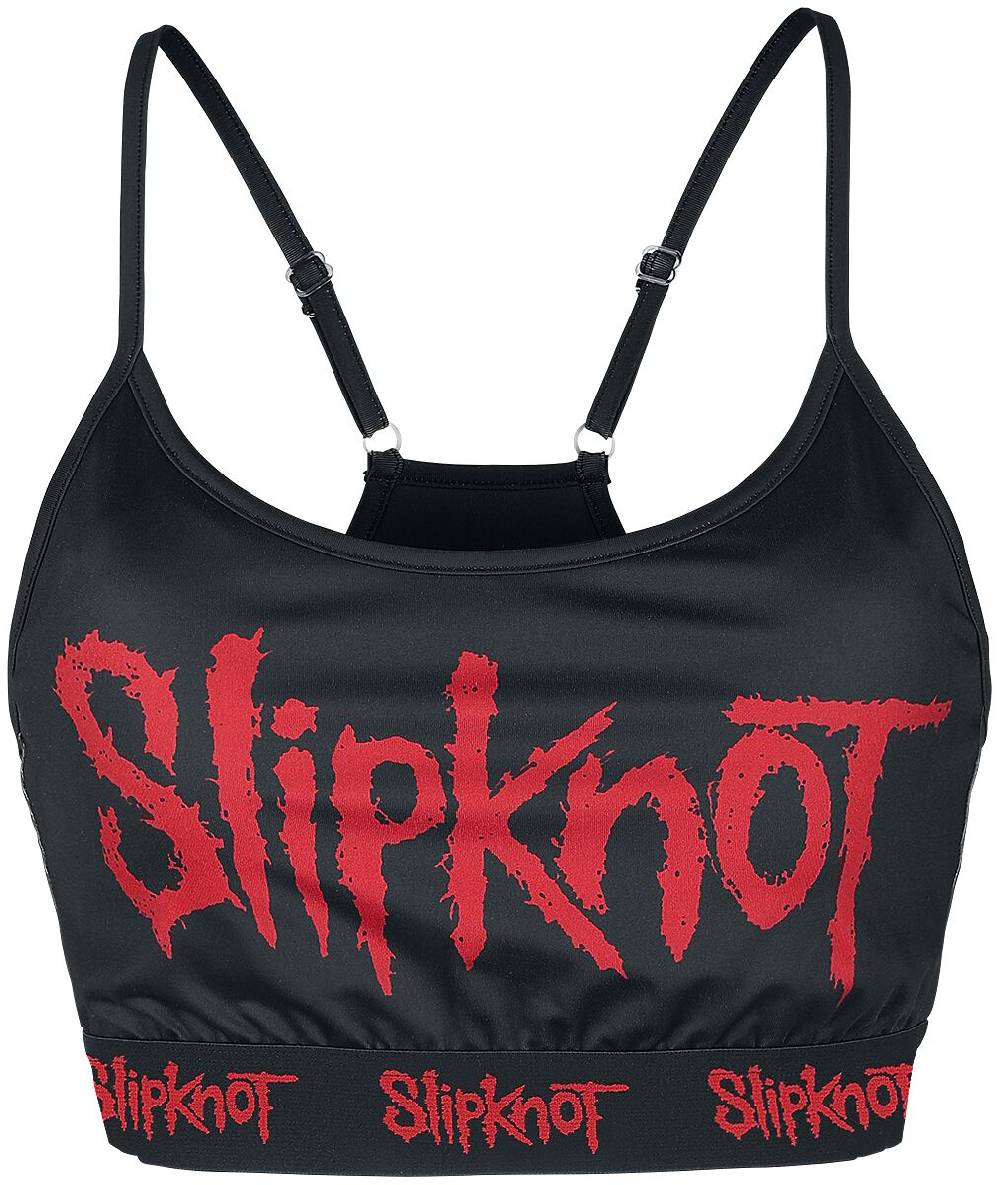 EMP Bustier schwarz/rot von Slipknot