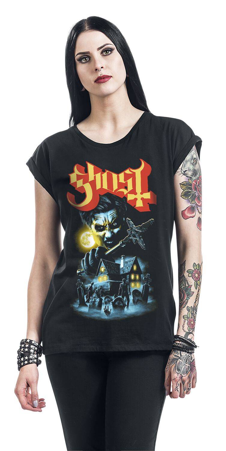EMP "By The Cemetery" T-Shirt Schwarz Von Ghost
