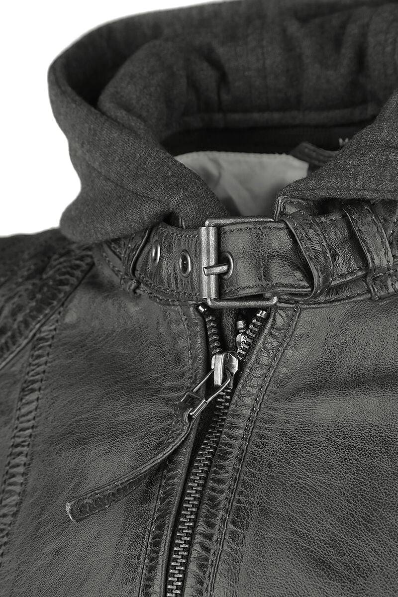 EMP "Cacey LEGV" Lederjacke Anthrazit Von Gipsy