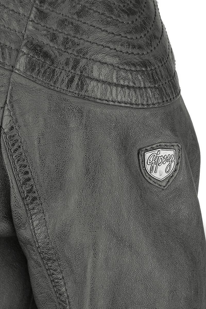 EMP "Cacey LEGV" Lederjacke Anthrazit Von Gipsy
