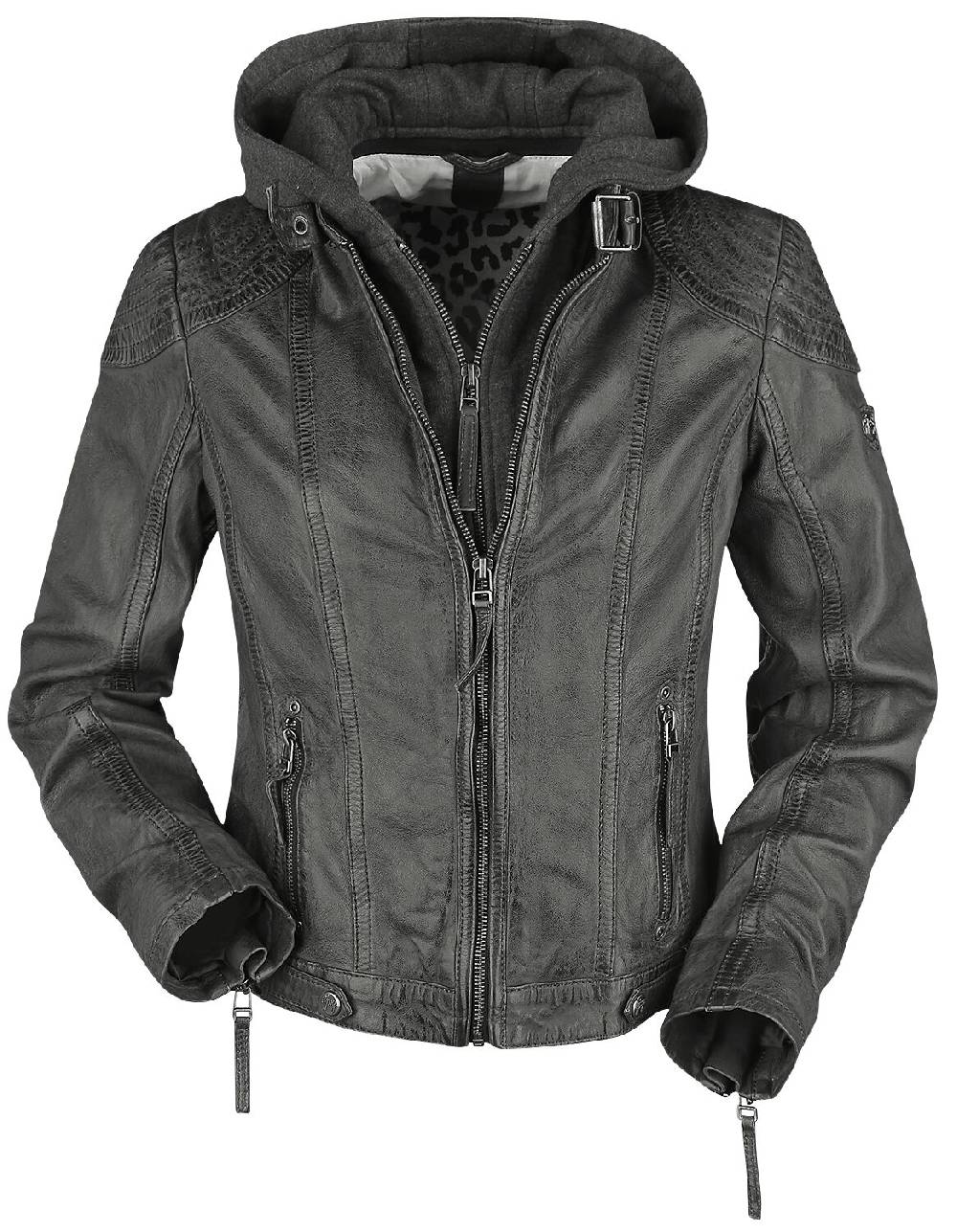 EMP "Cacey LEGV" Lederjacke anthrazit von Gipsy
