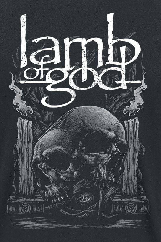 EMP "Candle Skull" T-Shirt Schwarz Von Lamb Of God