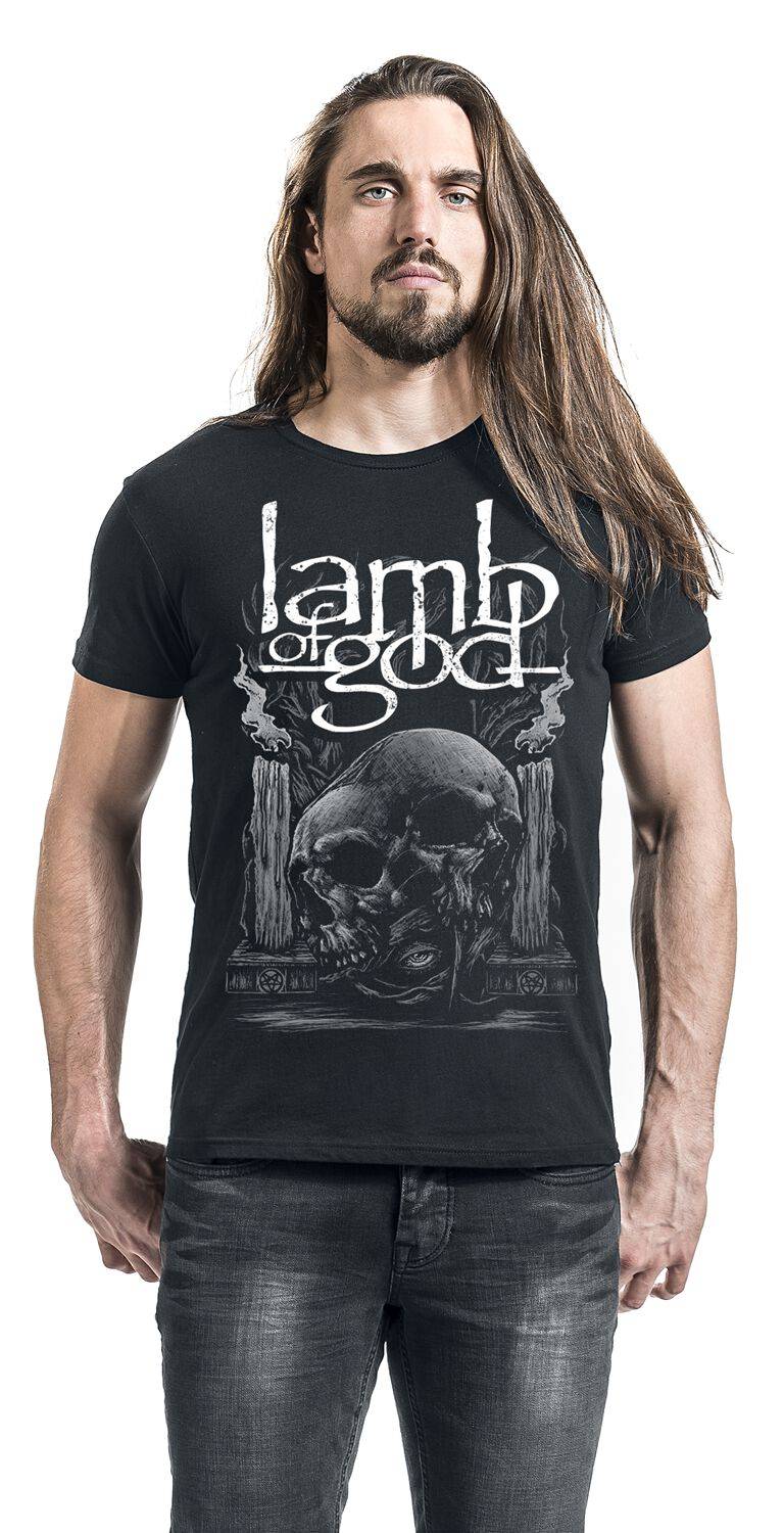 EMP "Candle Skull" T-Shirt Schwarz Von Lamb Of God
