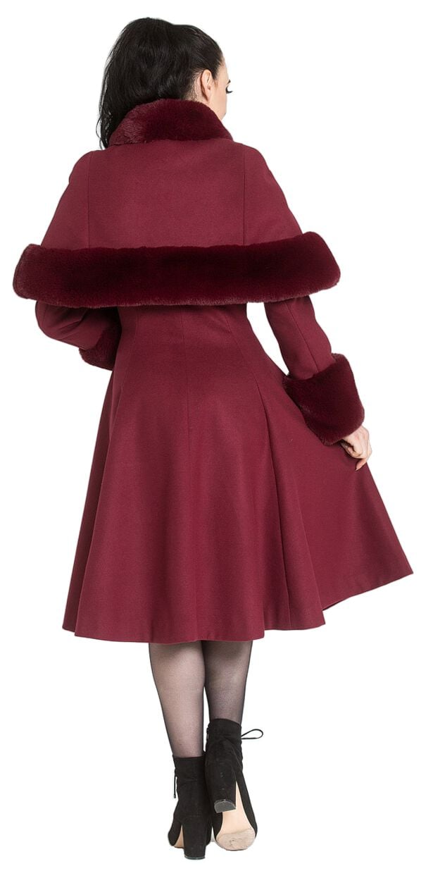 EMP "Capulet Coat" Mantel Rot Von Hell Bunny