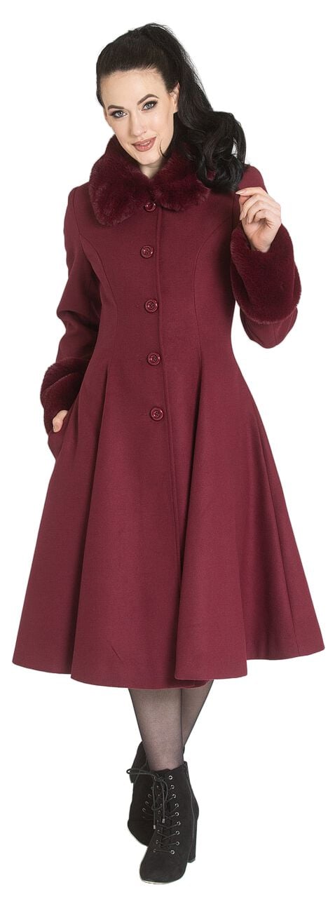 EMP "Capulet Coat" Mantel Rot Von Hell Bunny