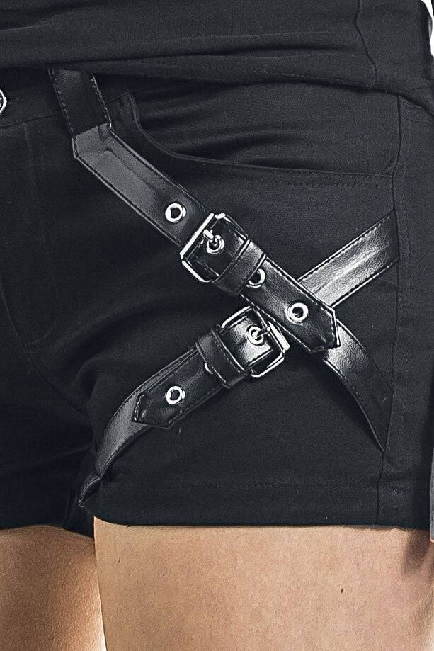 EMP "Cara Shorts" Hotpant Schwarz Von Chemical Black