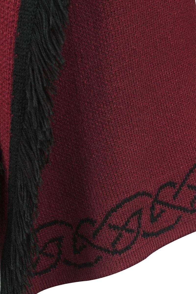 EMP Cardigan Bordeaux Von Black Premium By EMP