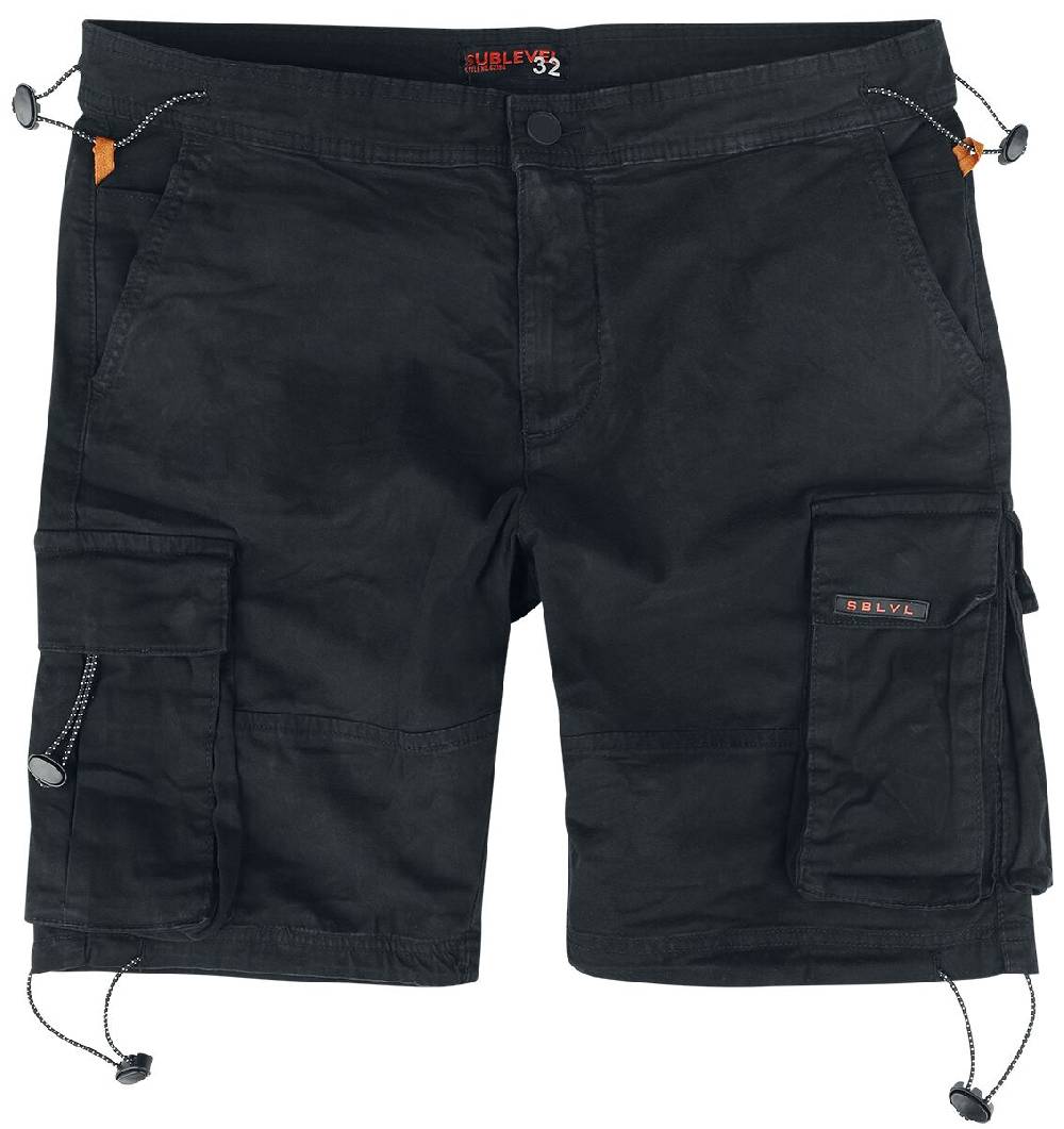 EMP "Cargo Bermuda" Short schwarz von Sublevel