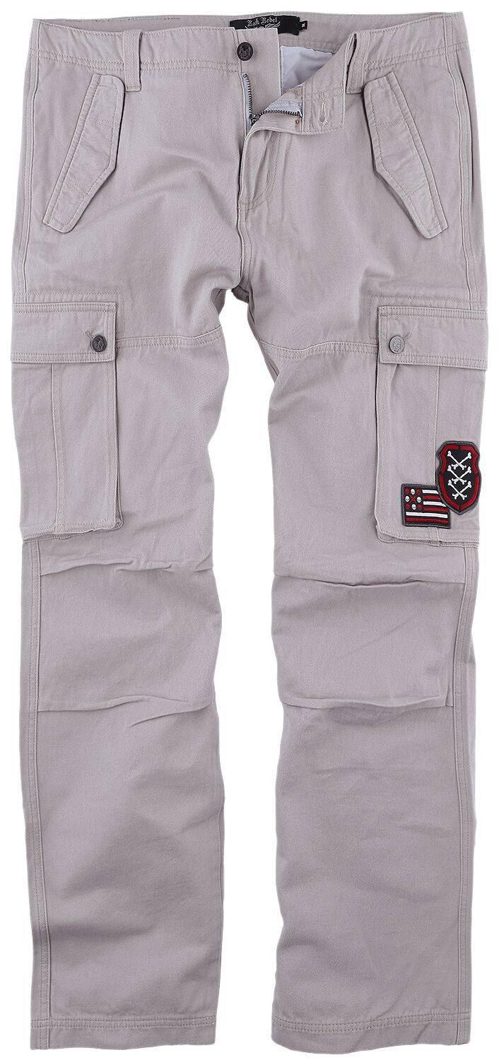 EMP Cargohose grau von Rock Rebel by EMP
