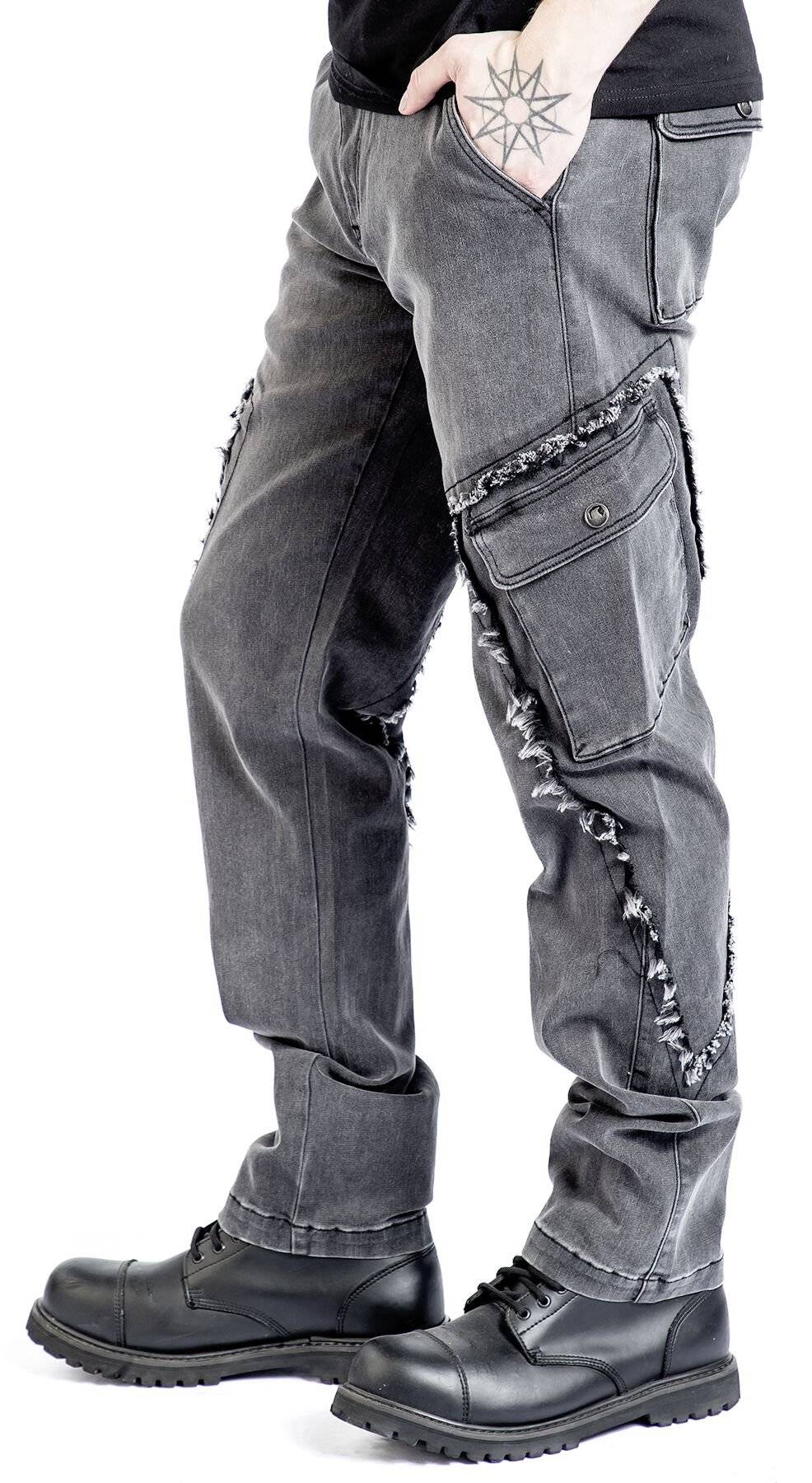 EMP Cargohose Schwarz Von Black Premium By EMP