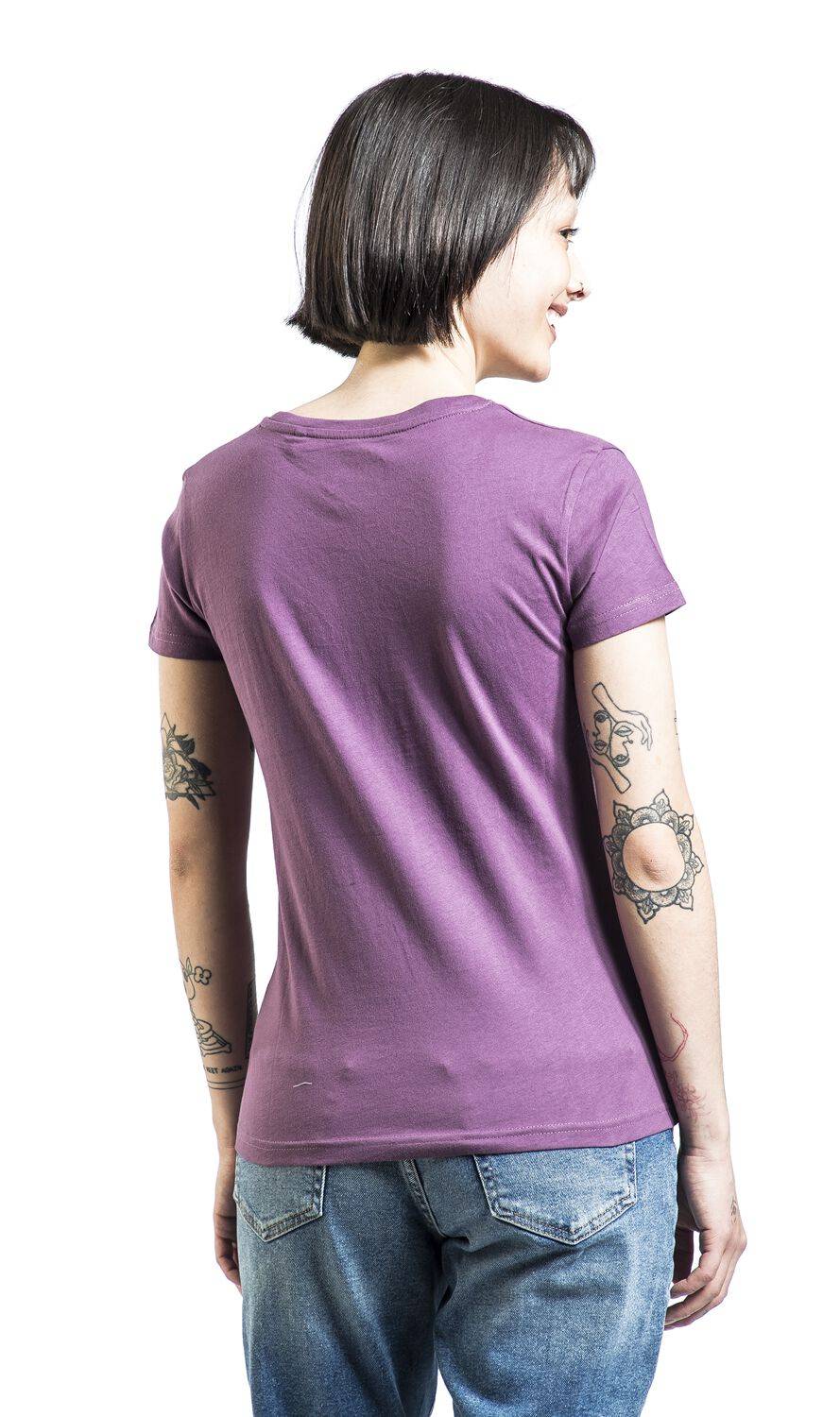 EMP "CARTMEL" T-Shirt Aubergine Von Lonsdale London