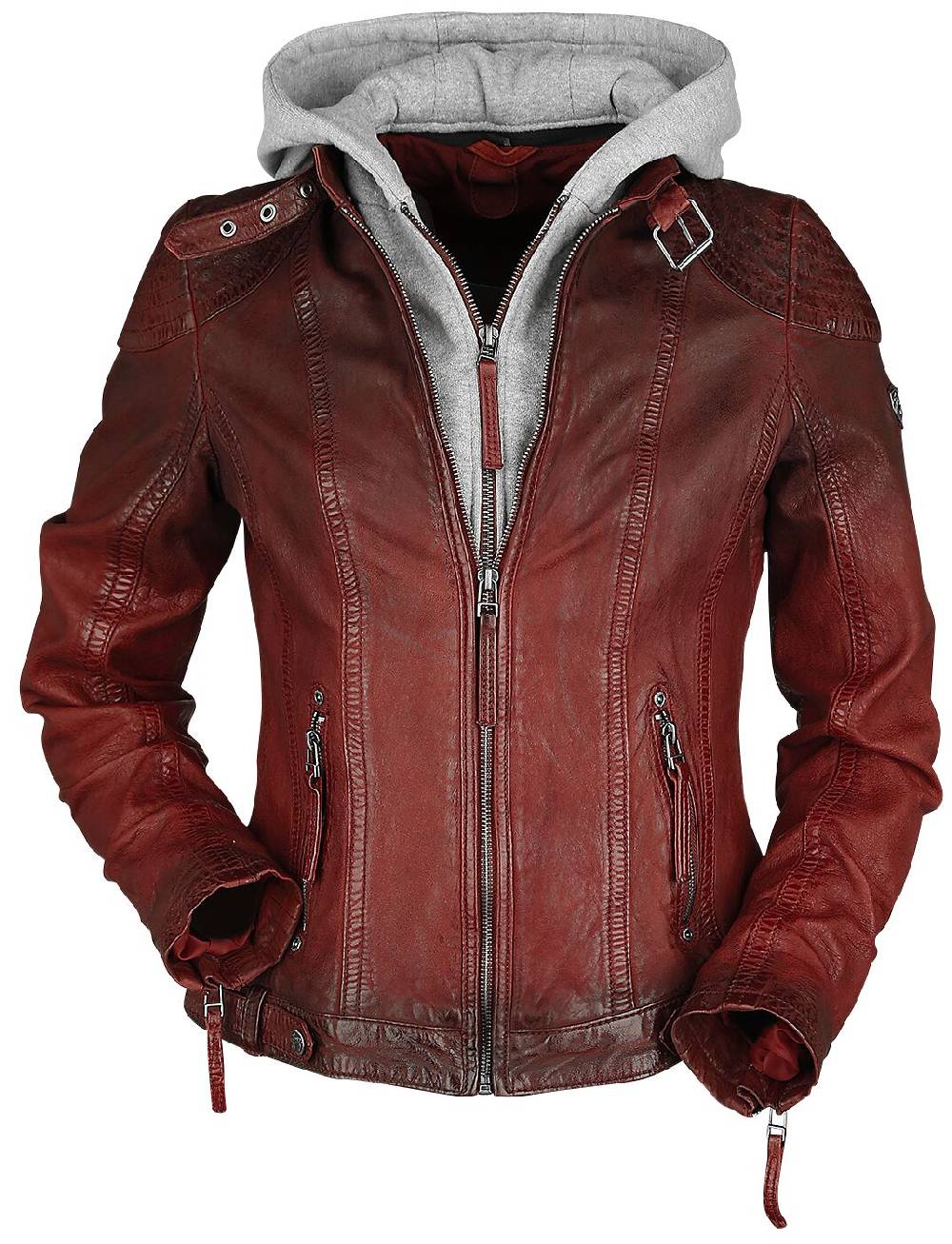 EMP "Cascha LAMOV" Lederjacke rot von Gipsy