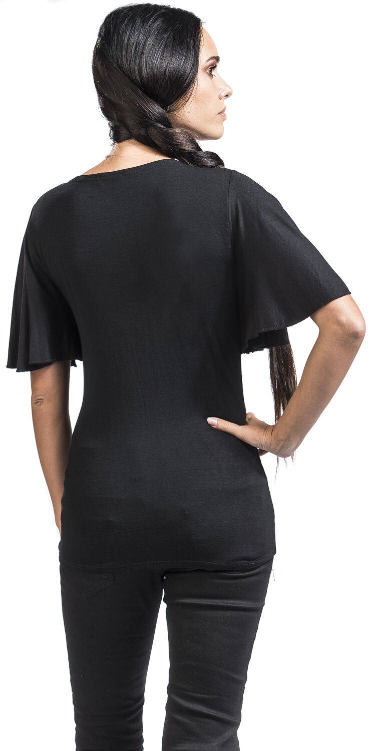 EMP "Cat And Fairy" T-Shirt Schwarz Von Spiral