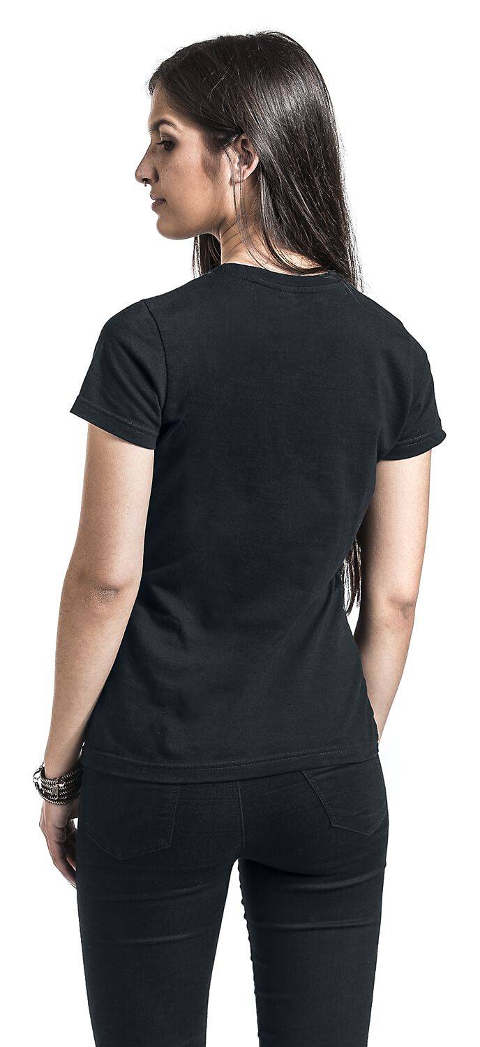 EMP "Cat Silhouette" T-Shirt Schwarz Von Tierisch