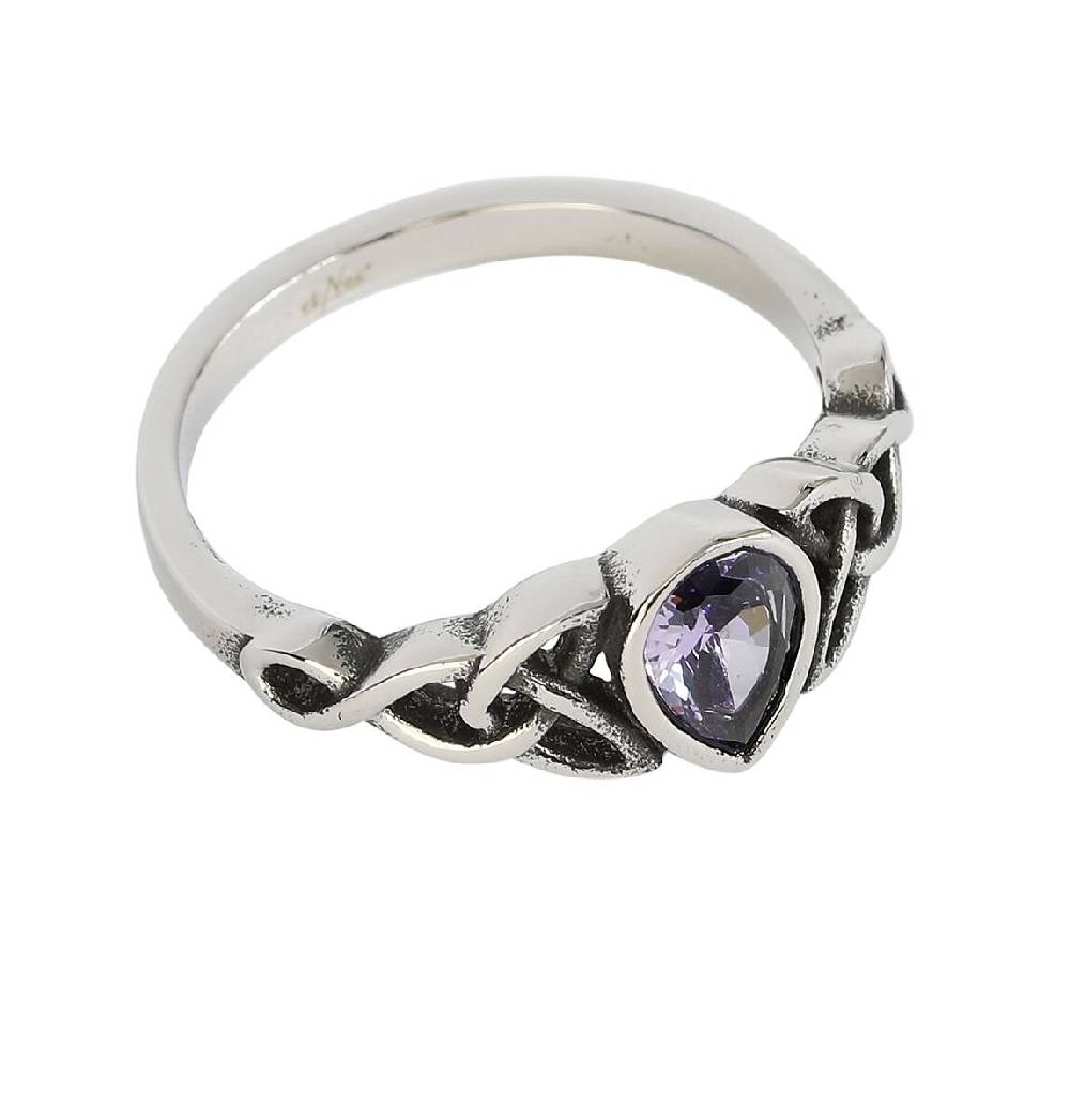 EMP "Celtic Drop" Ring Silberfarben Von EtNox