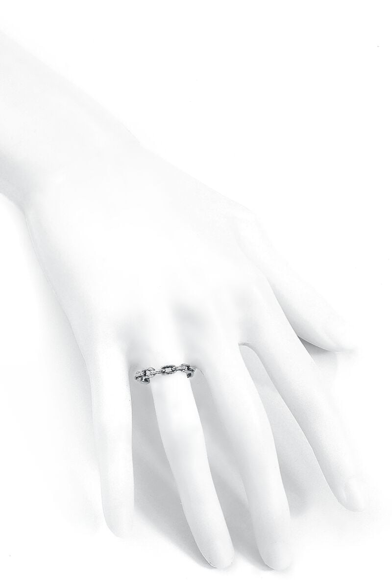 EMP "Chain" Ring Silberfarben Von EtNox