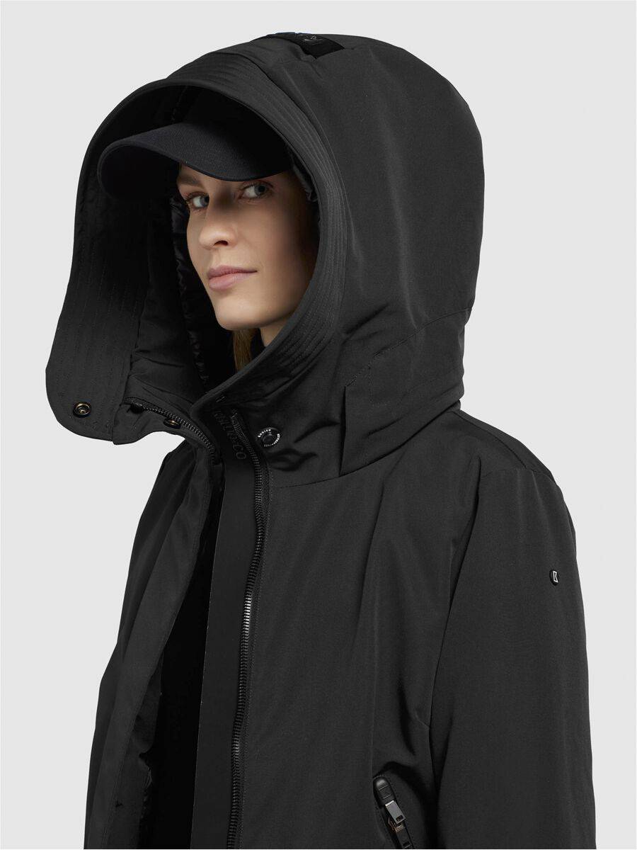 EMP "Charlyn4" Mantel Schwarz Von Khujo