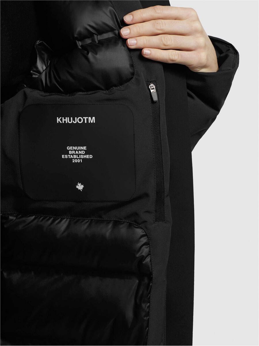 EMP "Charlyn4" Mantel Schwarz Von Khujo