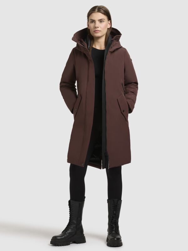 EMP "Charlyn5" Wintermantel Burgund Von Khujo