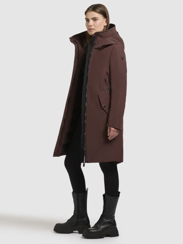 EMP "Charlyn5" Wintermantel burgund von Khujo