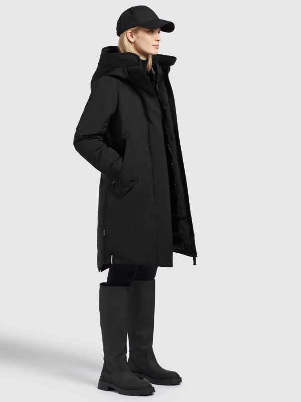 EMP "Charlyn5" Wintermantel schwarz von Khujo