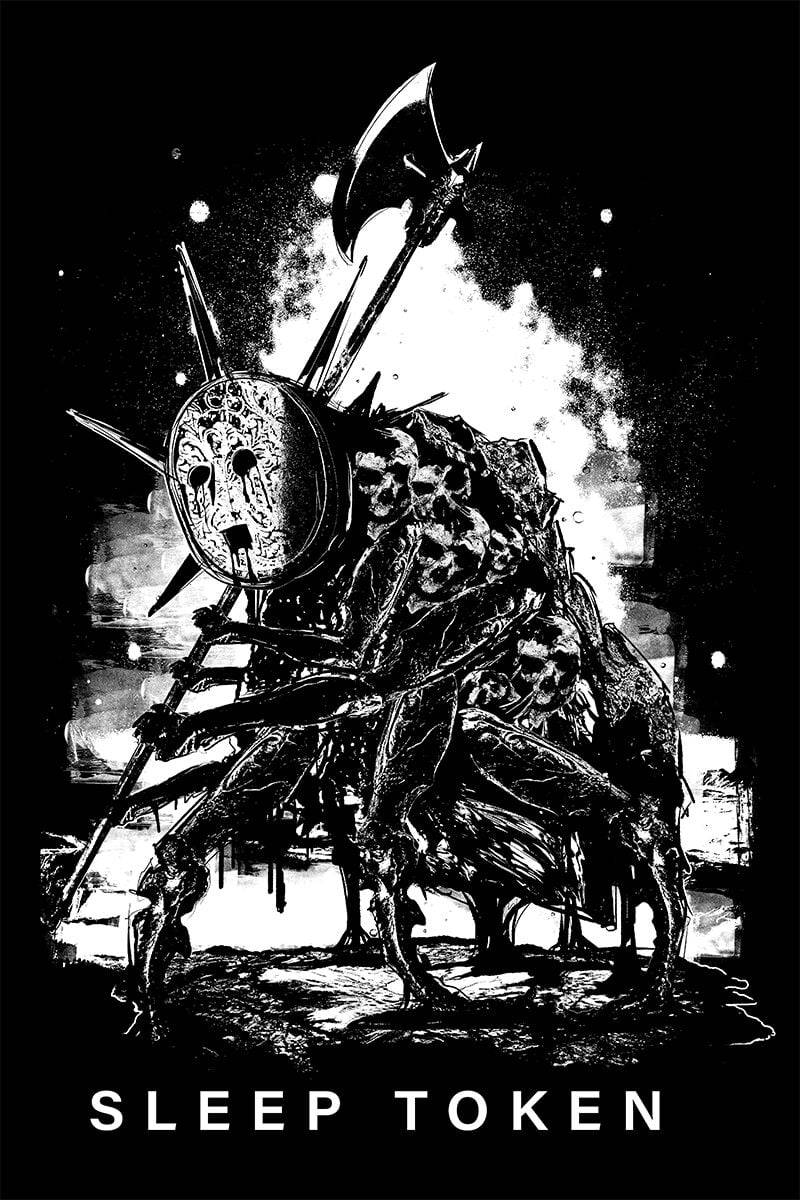 EMP "Chokehold" Kapuzenjacke Schwarz Von Sleep Token