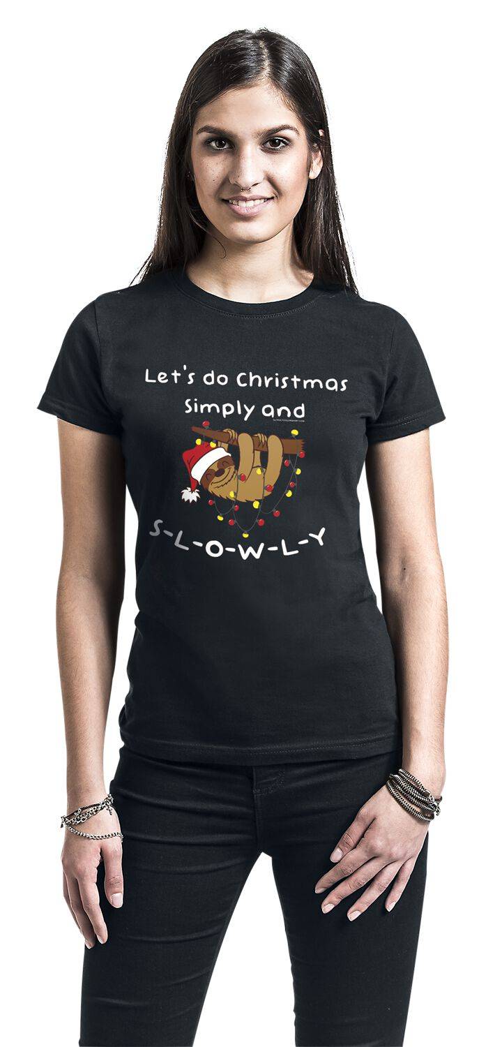 EMP "Christmas Slowly" T-Shirt Schwarz Von Tierisch