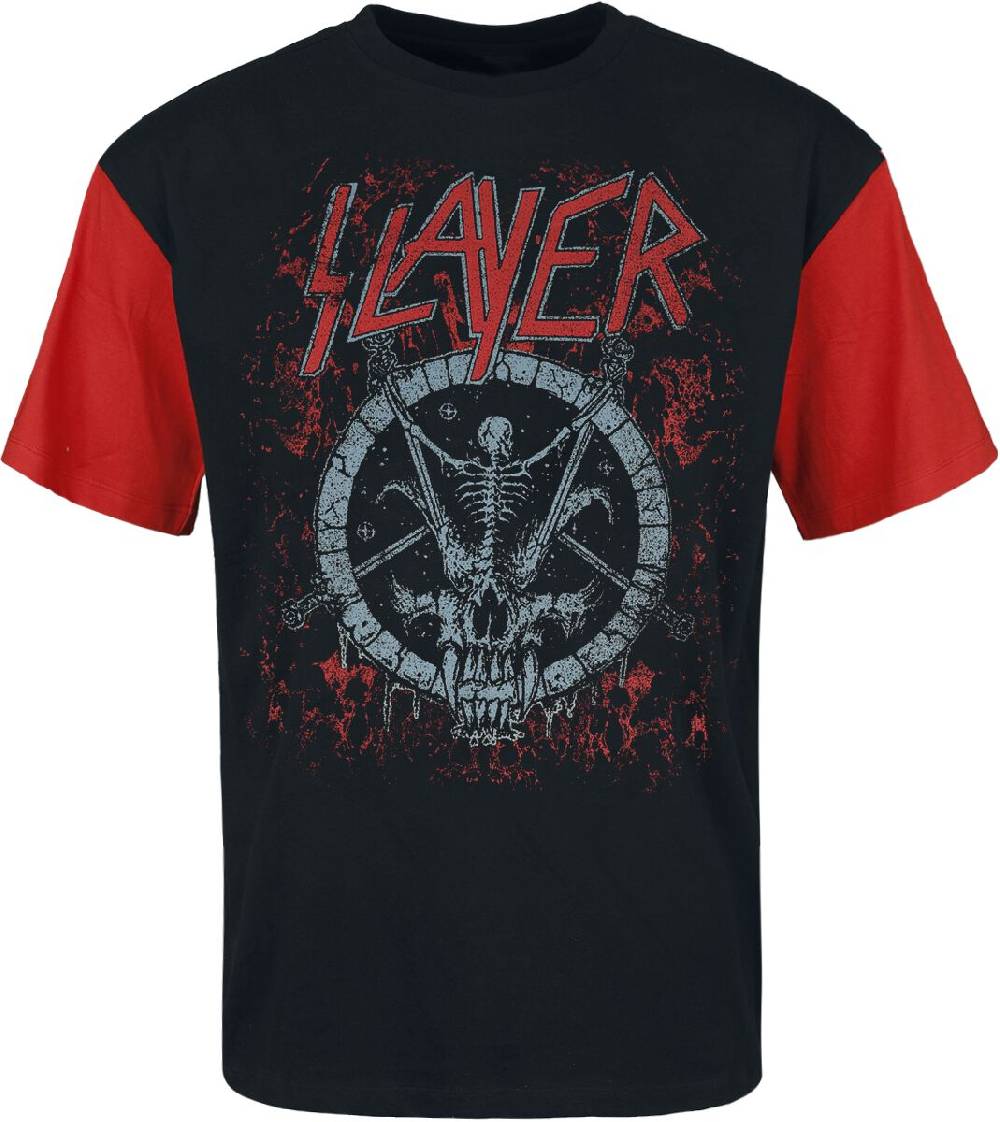 EMP "Circle" T-Shirt schwarz/rot von Slayer