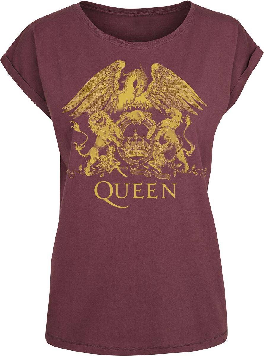 EMP "Classic Crest" T-Shirt bordeaux von Queen