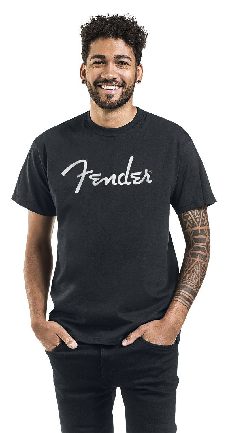 EMP "Classic Logo" T-Shirt Schwarz Von Fender